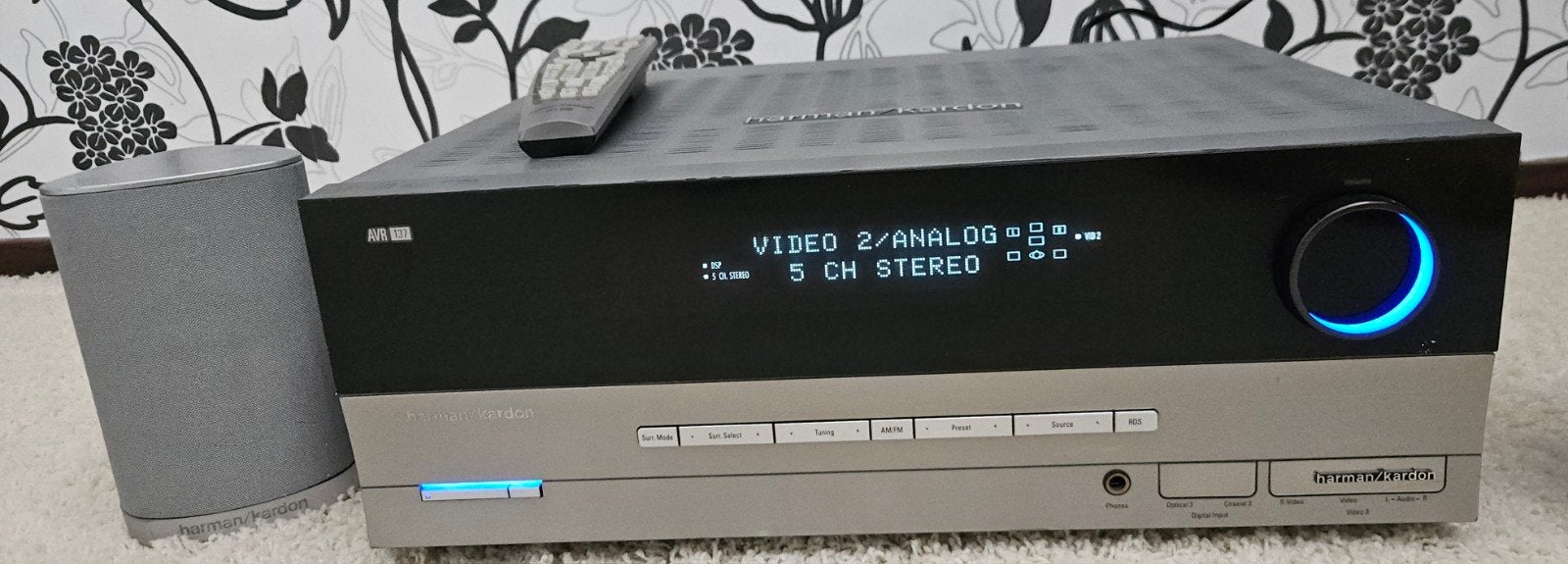 Harman Kardon AVR 132 Home Cinema Set met 5 Speakers, Overige merken, Gebruikt, 70 watt of meer, Ophalen of Verzenden