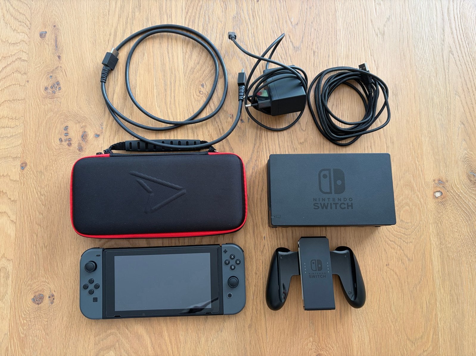 Nintendo Switch (2019) compleet (inclusief 128 GB micro SD), Spelcomputers en Games, Spelcomputers | Nintendo Switch, Ophalen of Verzenden