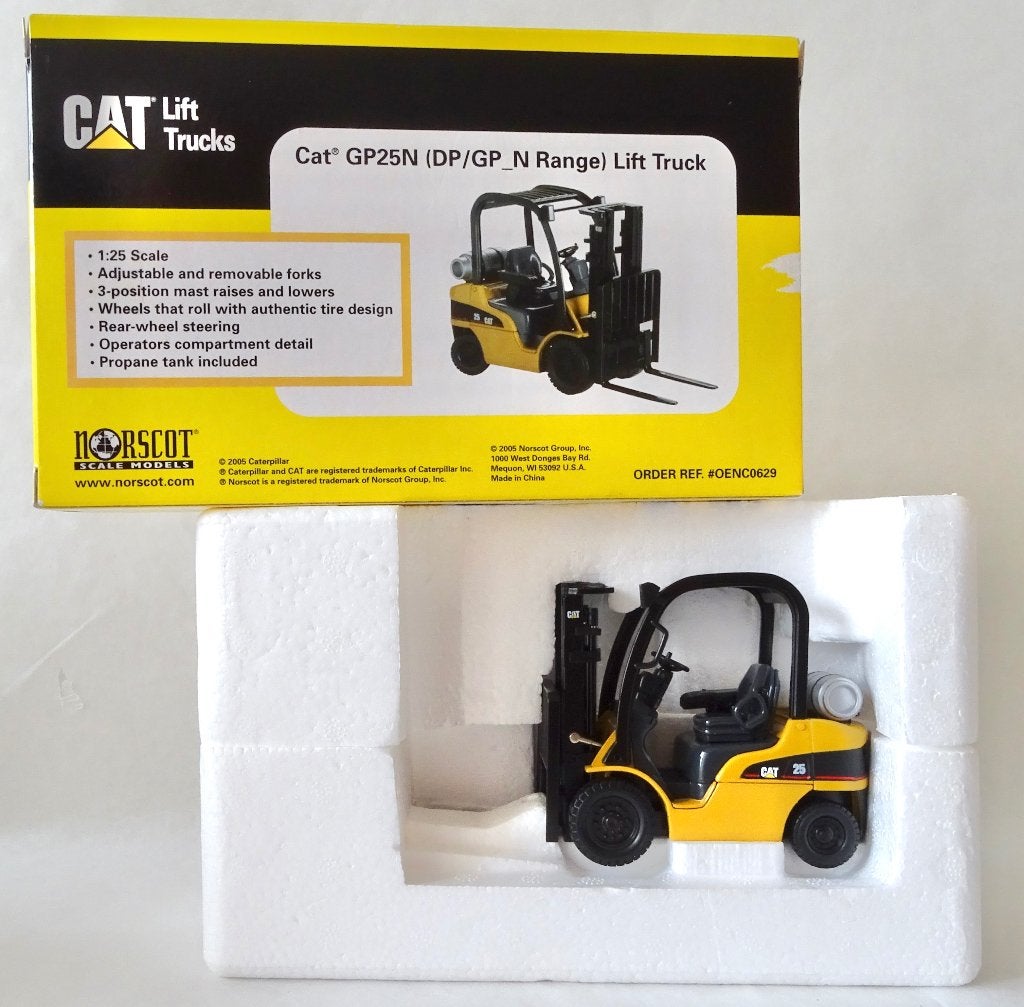 Heftruck Cat GP25N Lift Truck Norscot 55162 / propaan tank, Ophalen of Verzenden, Zo goed als nieuw, Bus of Vrachtwagen, Overige merken