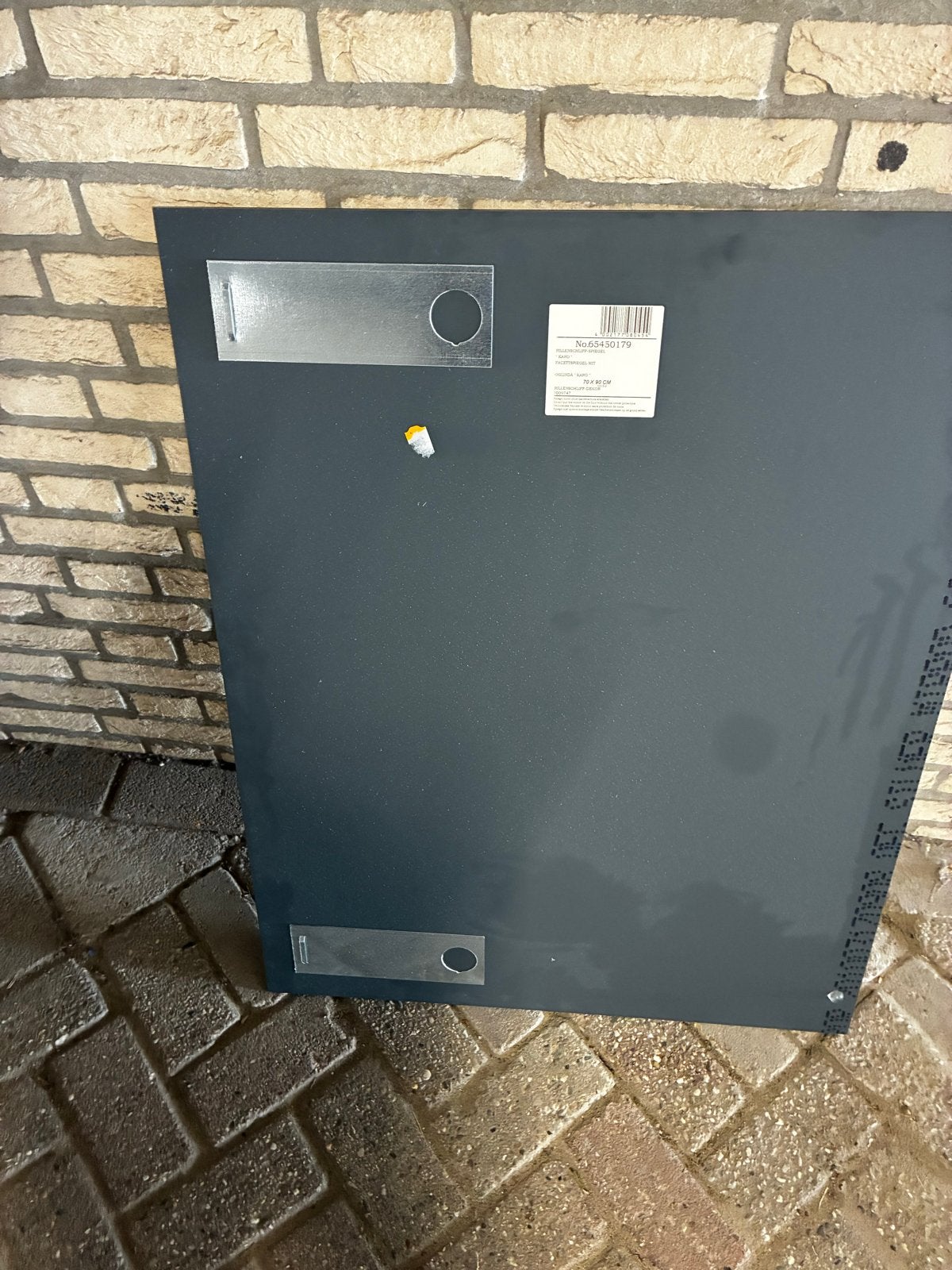 spiegel met facetrand 70x90 cm, Nieuw, Ophalen of Verzenden, Minder dan 100 cm, Rechthoekig