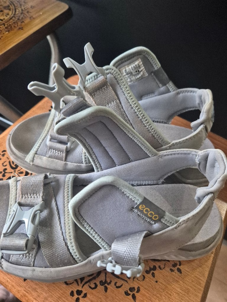 ecco sandalen maat 36, Ecco, Blauw, Gedragen, Sandalen of Muiltjes
