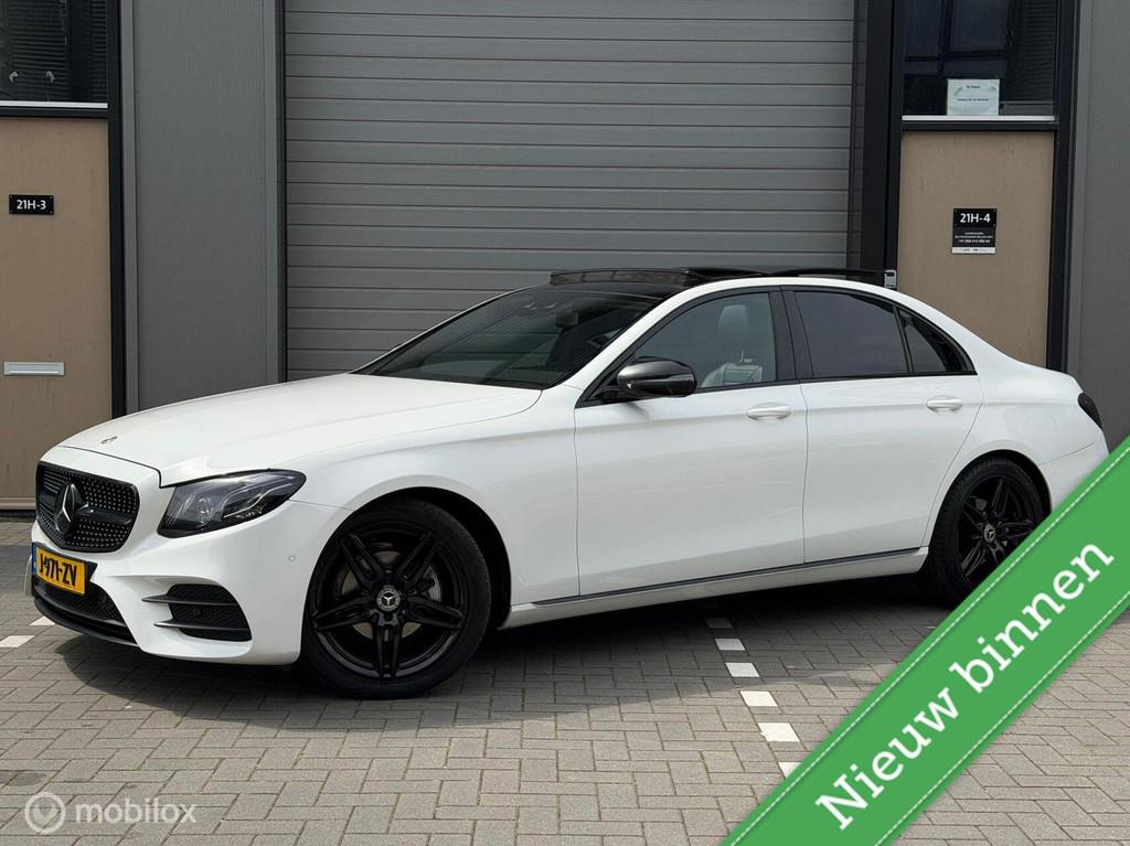 Mercedes E-klasse 220d Amg / Pano / Virtual / Alarm / Sfeer, Automaat, Achterwielaandrijving, Gebruikt, 4 cilinders