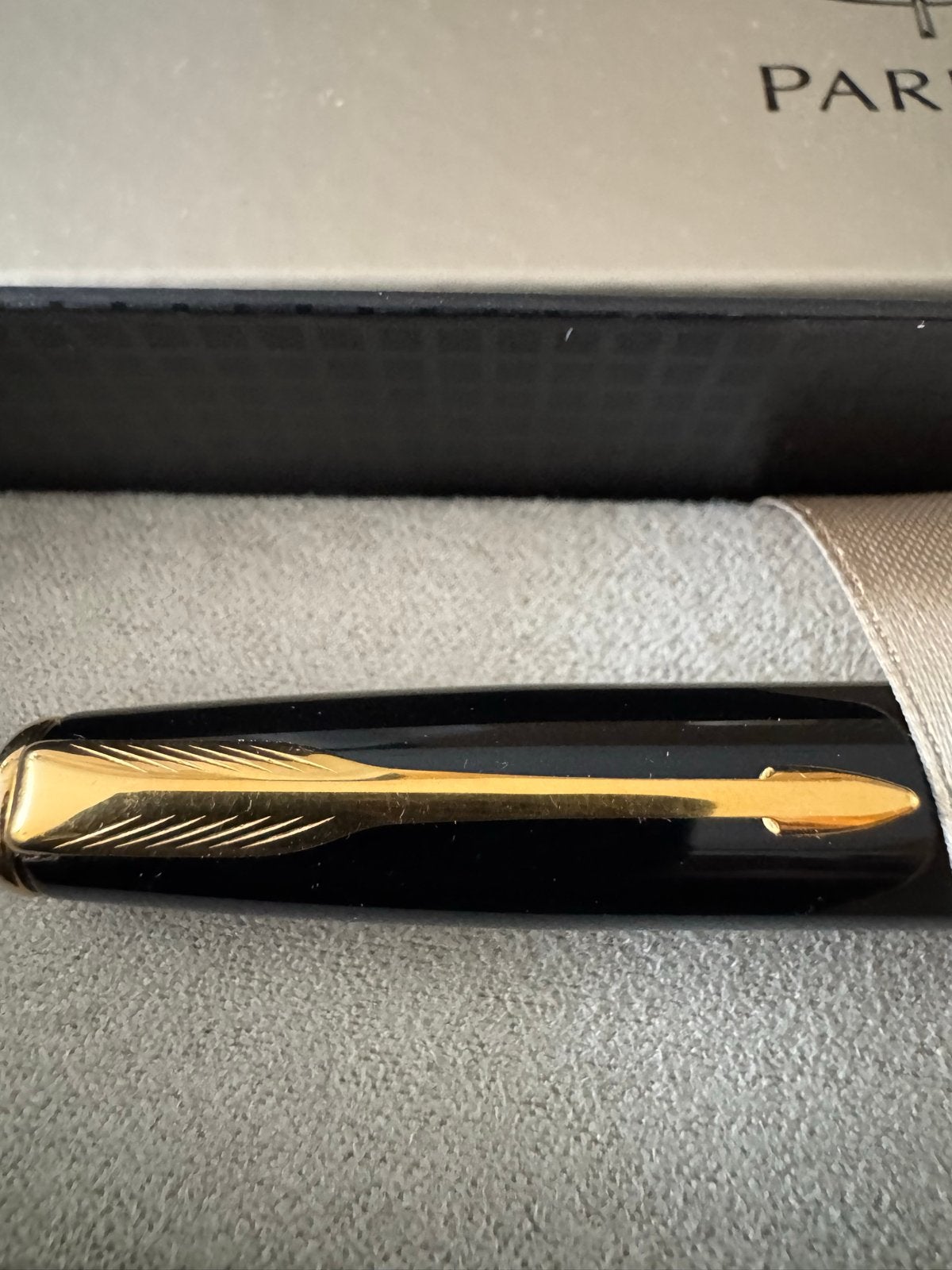 SONNET Parker Vulpen 18 karaat  penpunt - Inclusief Doosje, Verzamelen, Pennenverzamelingen, Parker sonnet france, Gebruikt, Sonnet