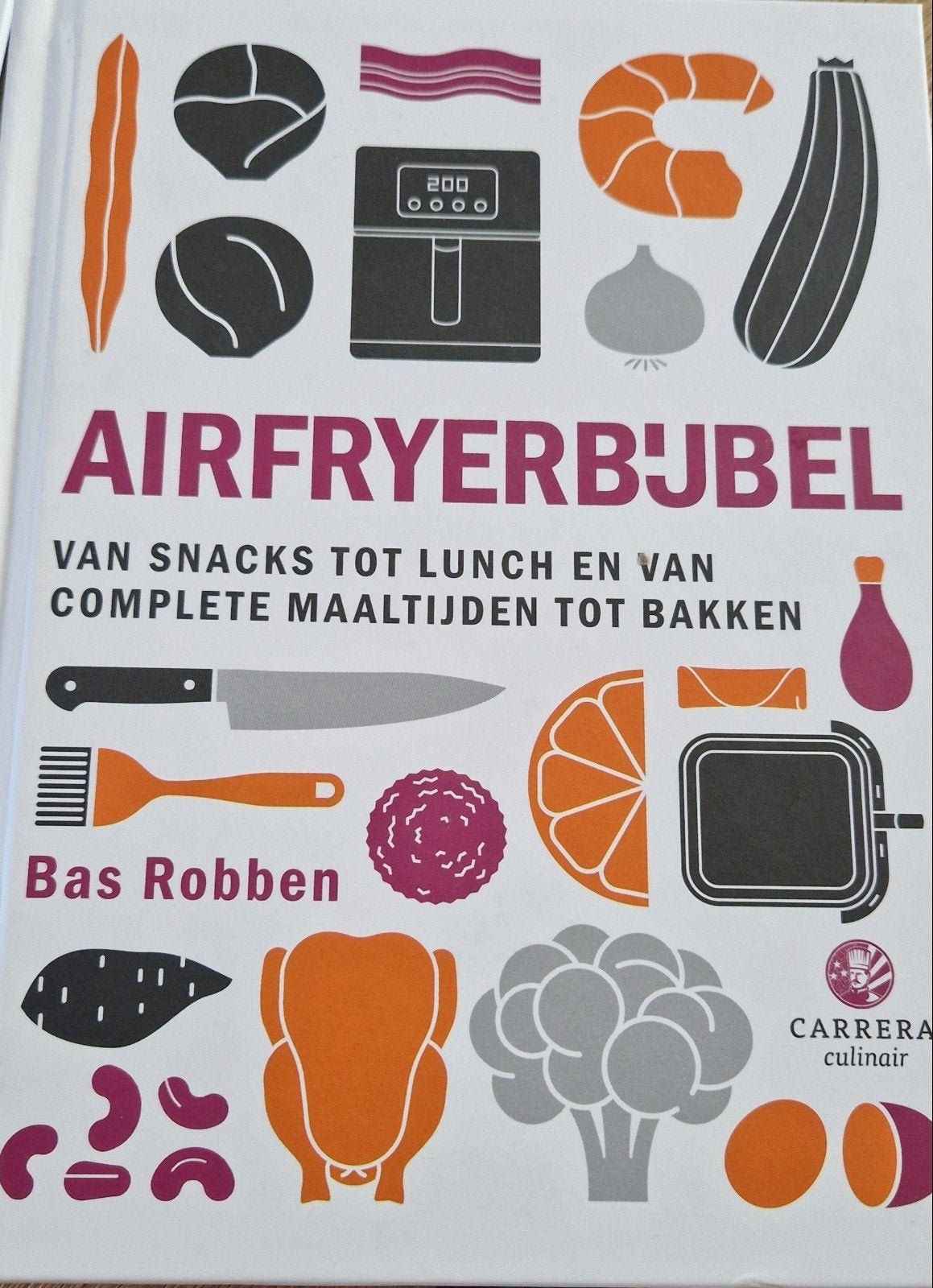 Airfryerbijbel - Bas Robben (nog nieuw!), Ophalen of Verzenden, Nieuw, Nederland en België