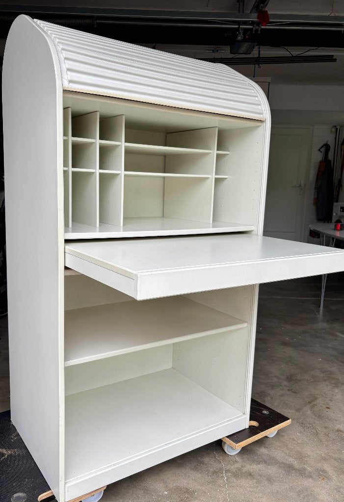 Pastor Amsterdammer secretaire, Ophalen, Gebruikt, Modern design stijl, 100 tot 150 cm