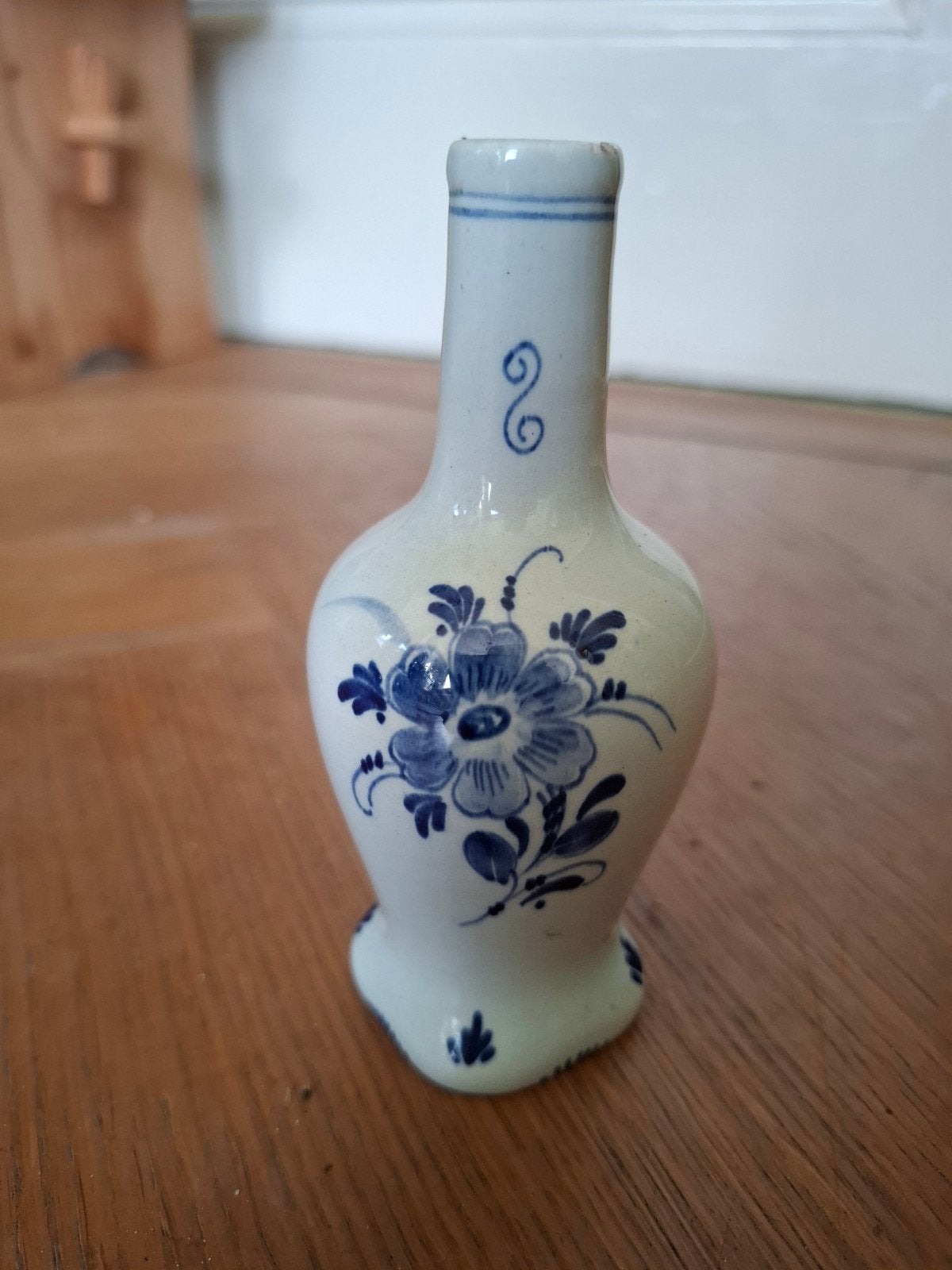 Antiek Delfts blauw vaasje van Schoonhoven, Antiek en Kunst, Ophalen of Verzenden