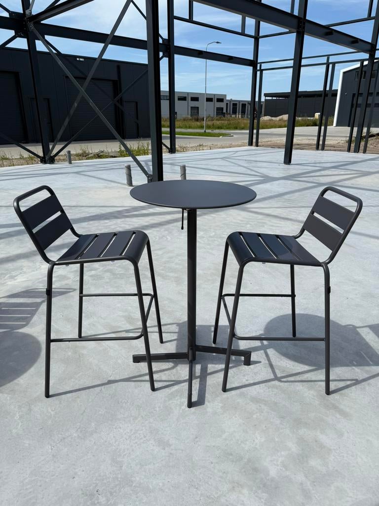 Bar krukken & sta tafels, Huis en Inrichting, Barkrukken, Ophalen of Verzenden, Zo goed als nieuw, Metaal, 60 tot 90 cm