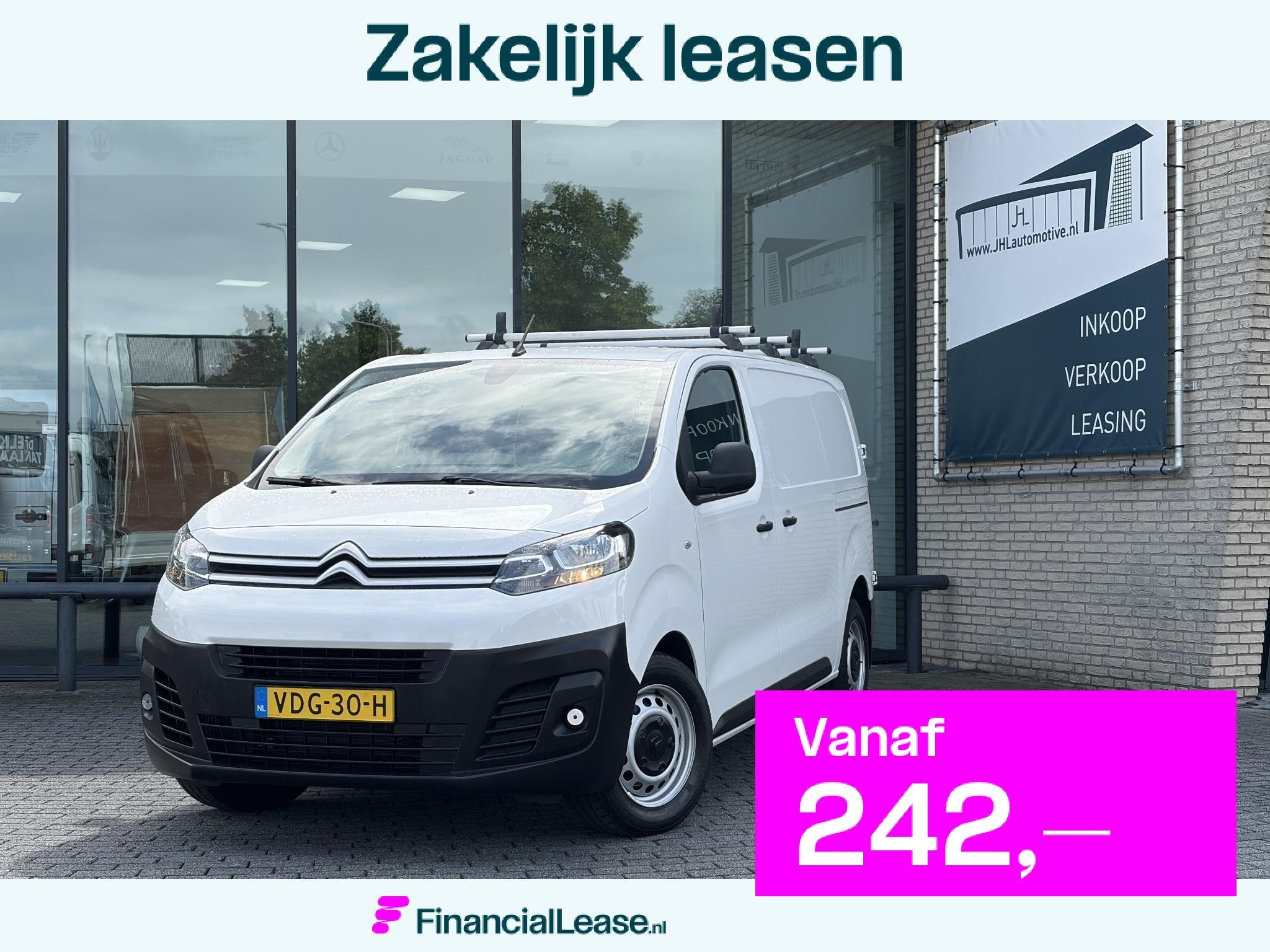 Citroen Jumpy 2.0 BlueHDI 120*2xSCHUIF*HAAK*A/C*CRUISE*TEL*3, Voorwielaandrijving, Verwarmde buitenspiegels, Gebruikt, Citroën
