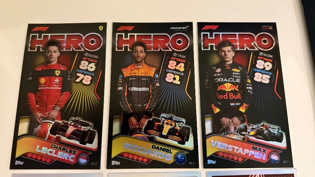 Topps Turbo Attax 2022 & 2023 GC kaarten, Ophalen of Verzenden, Zo goed als nieuw, Meerdere plaatjes