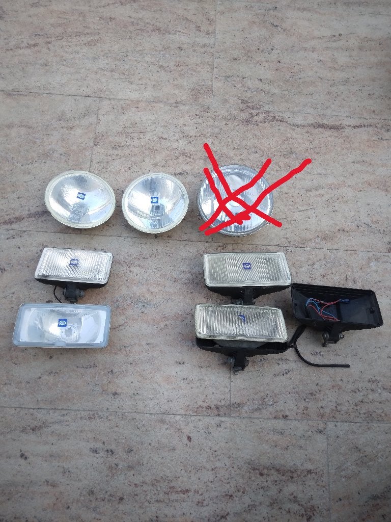 VW T3 Hella Lampen en Hella mistlampen, Auto diversen, Auto-accessoires, Ophalen of Verzenden, Gebruikt