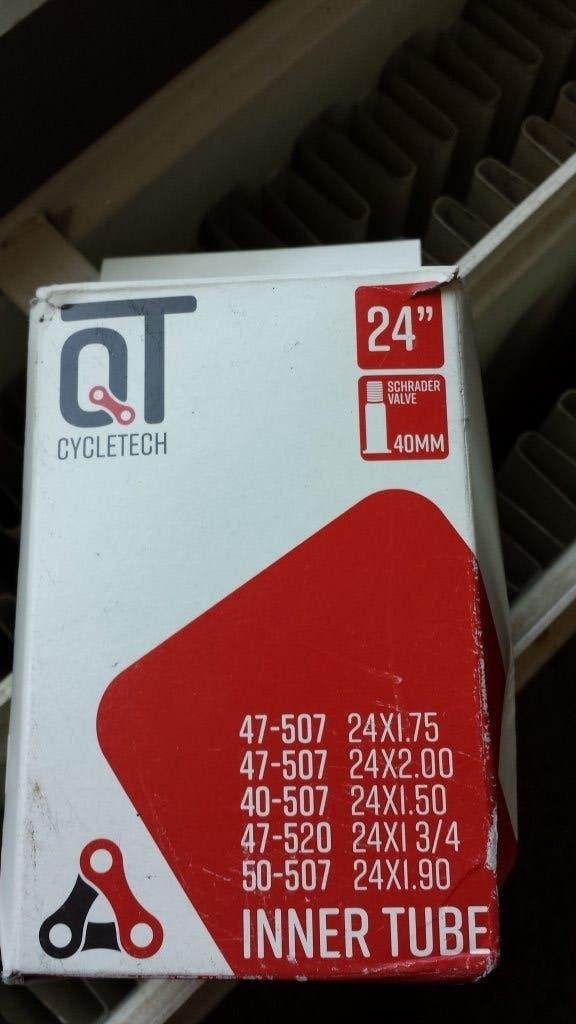 binnenband 24 1.75 cycletech Duro AV auto ventiel schrader, Fietsen en Brommers, Ophalen, Band, Kinderfiets, Duro