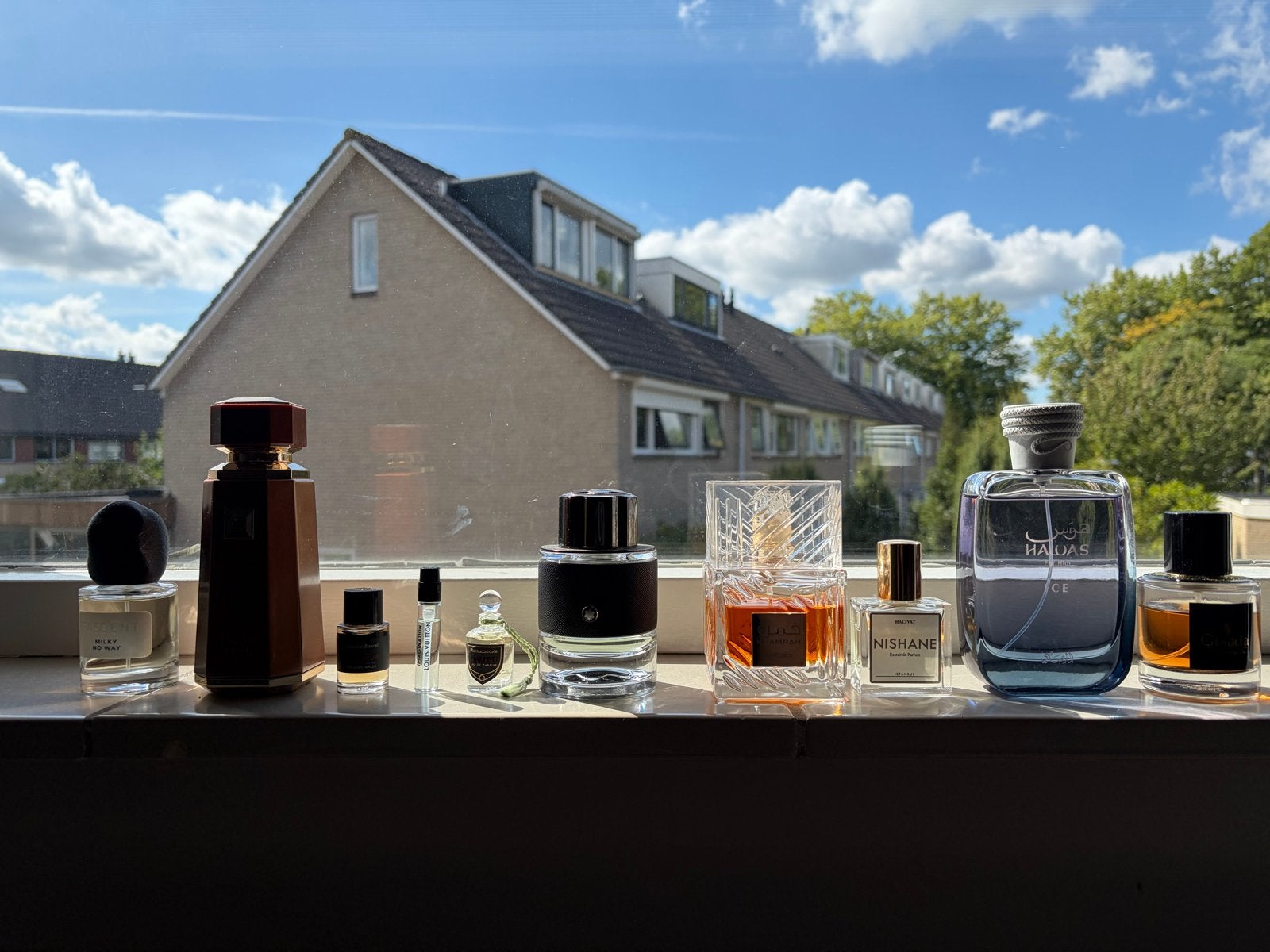 Parfumcollectie: 9 Geuren (Lattafa, LV, Fascent, Montblanc,, Sieraden, Tassen en Uiterlijk, Ophalen of Verzenden, Gebruikt