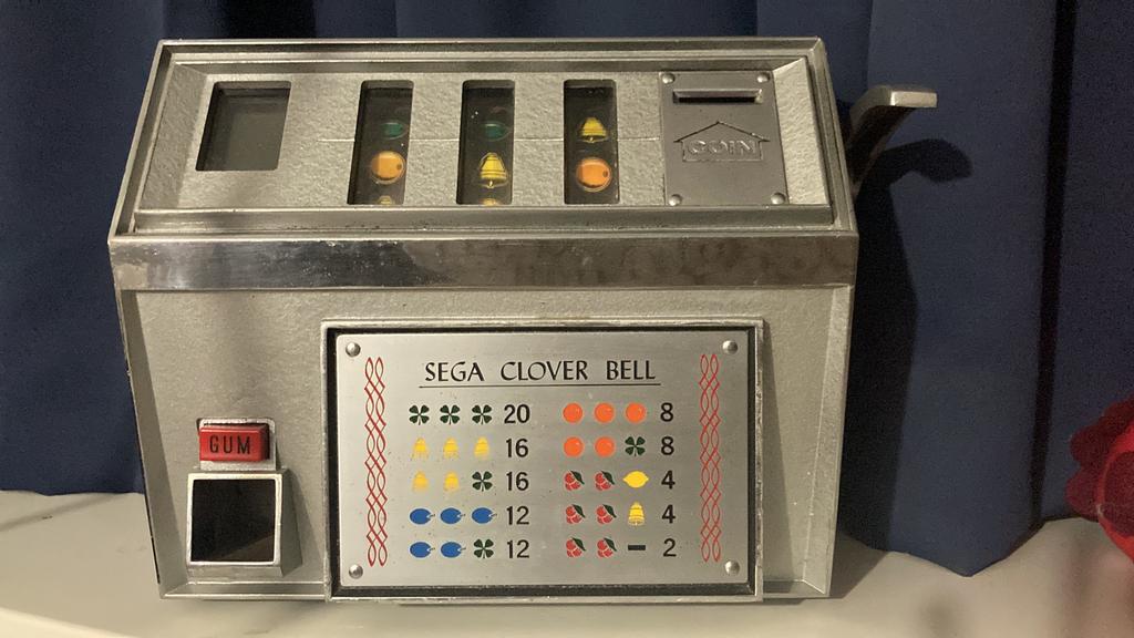 Oude mini gokkast , trade simulator., Verzamelen, Automaten | Gokkasten en Fruitautomaten, Euro, Ophalen, Zo goed als nieuw