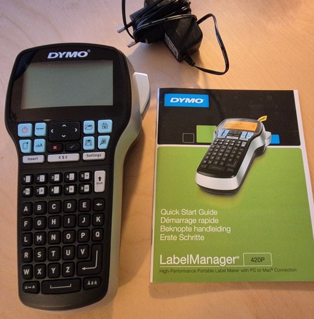 DYMO LabelManager 420P Beletteringsysteem, Pro, Draagbaar, Ophalen of Verzenden, Zo goed als nieuw, Tape-label, DYMO