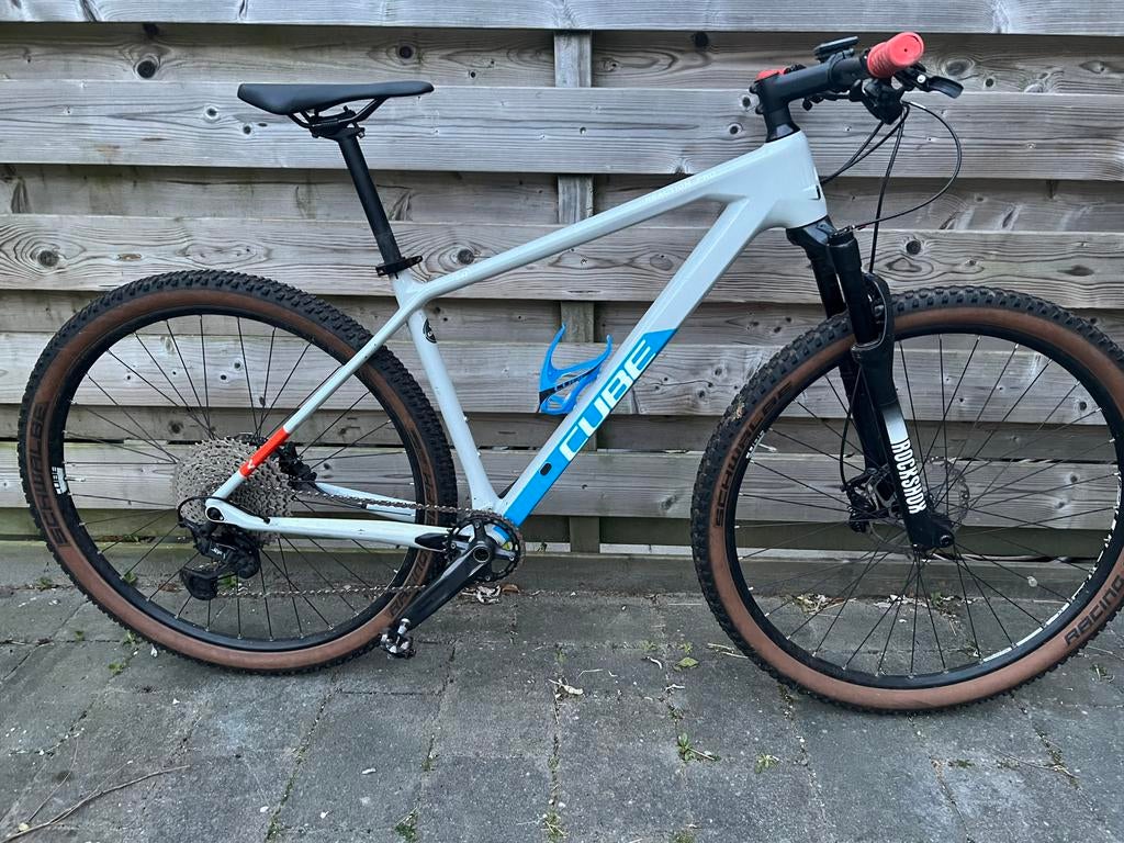 cube reaction c:62 carbon, maat 19 inch, 1x12 shimano XT, Fietsen en Brommers, Fietsen | Mountainbikes en ATB, Ophalen