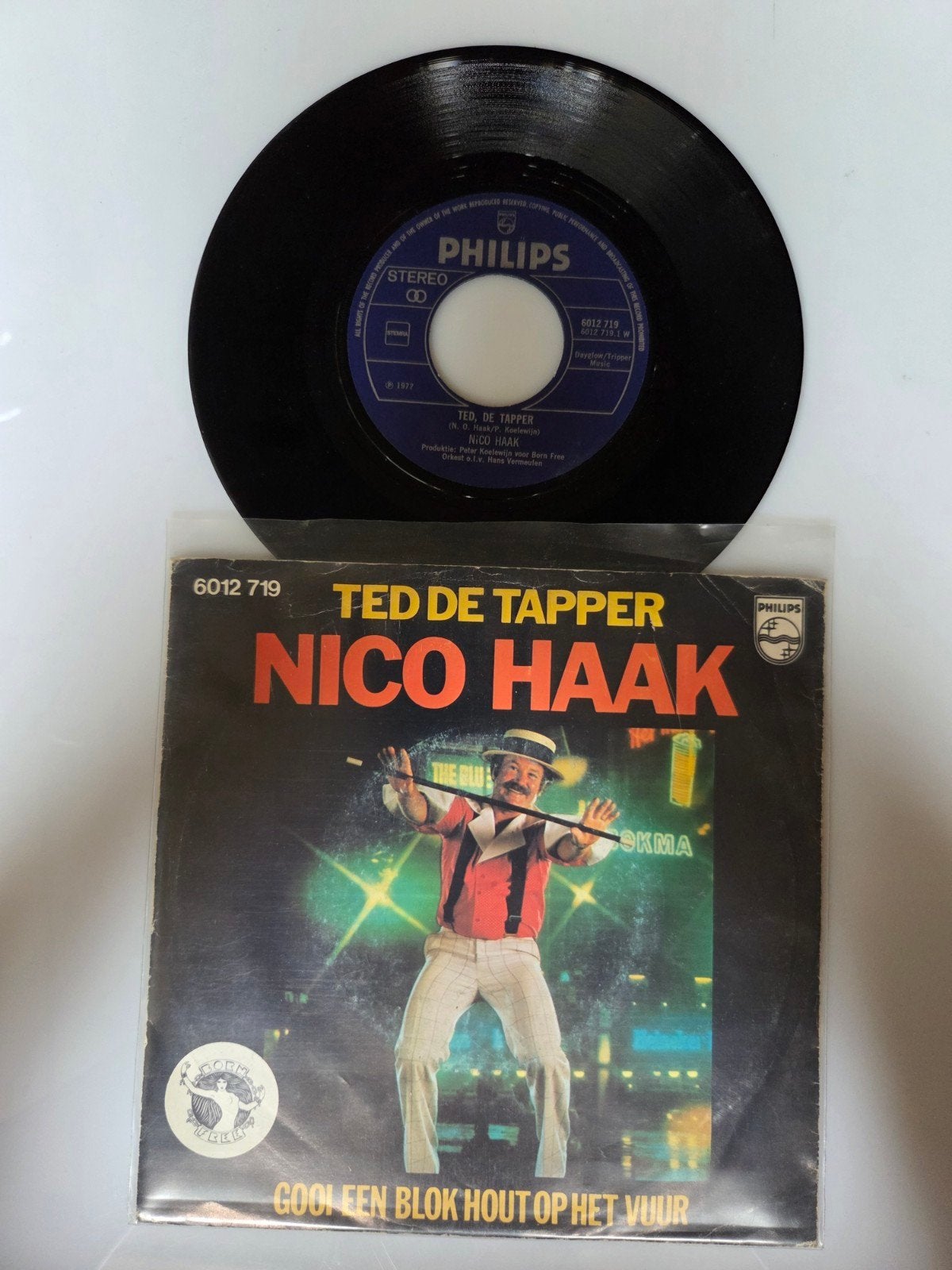 Nico Haak -  Ted de tapper, Cd's en Dvd's, Ophalen of Verzenden, Gebruikt, 7 inch, Nederlandstalig