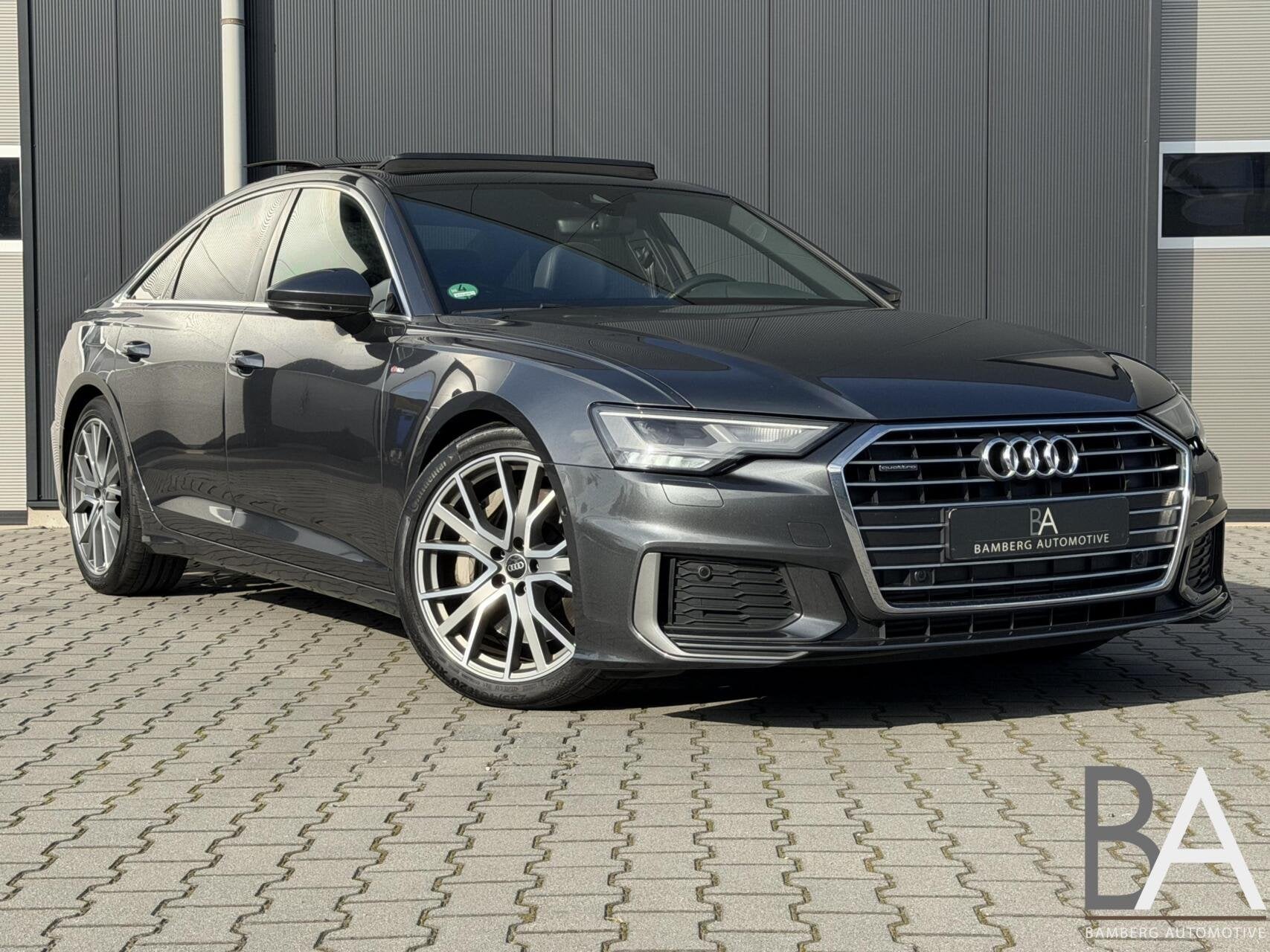 Audi A6 Limousine 50 TFSI e quattro S-line |leder|pano, Auto's, Automaat, Dealer onderhouden, Gebruikt, 4 cilinders