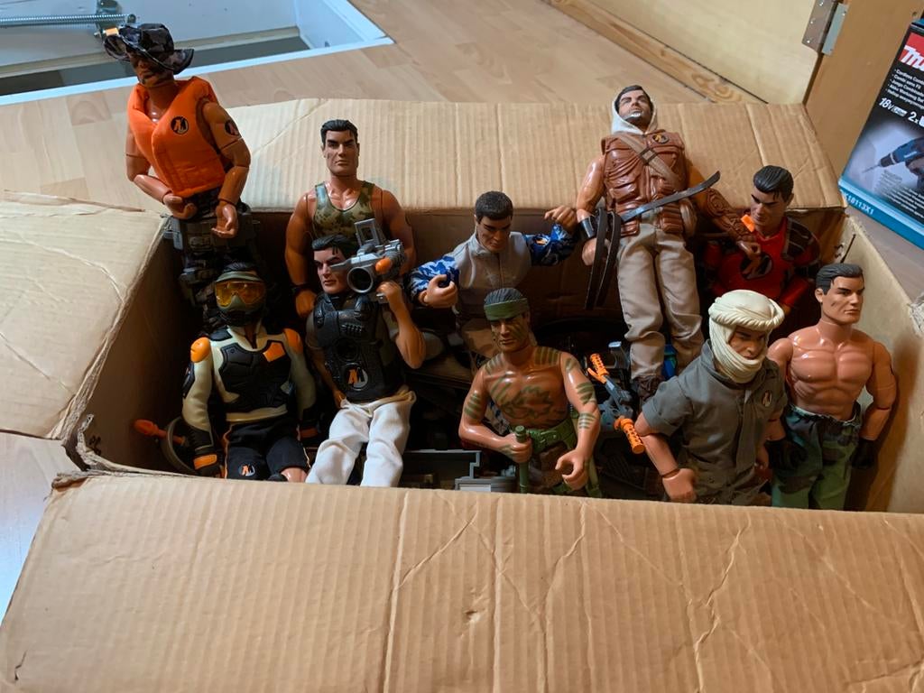 Actoin man poppen, Kinderen en Baby's, Speelgoed | Poppen, Ophalen, Zo goed als nieuw, Overige typen