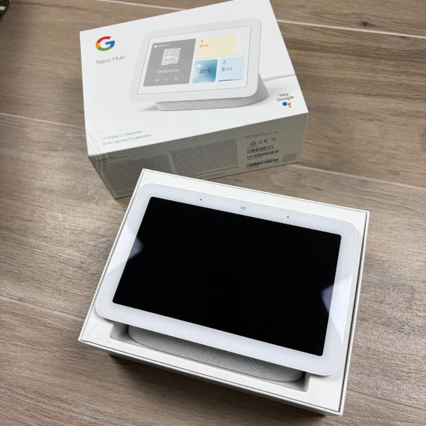 Google Nest Hub (Gen 2) Wit, Ophalen of Verzenden, Zo goed als nieuw, Overige merken
