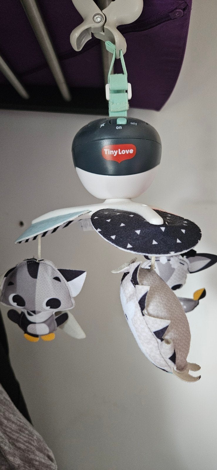 muziekmobiel tiny love, Ophalen, Zo goed als nieuw, Mobiel, Met geluid