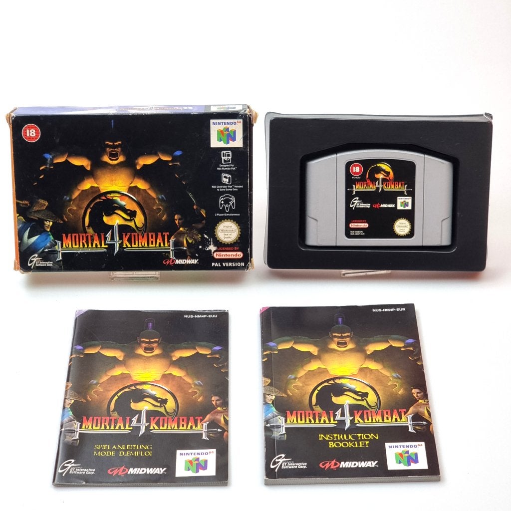 Nintendo 64 Game: Mortal Kombat 4 CIB, Nintendo, Zo goed als nieuw, Support@nintendo.com, 11-1 Hokotate-cho, Kamitoba, Minami-ku
Kyoto 601-8501
Japan