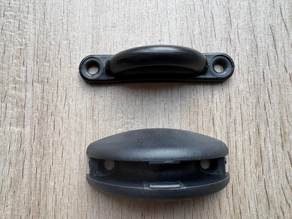 Nieuwe 2-delige deurvanger PLOPP zwart voor Camper/Caravan, Ophalen of Verzenden, Nieuw