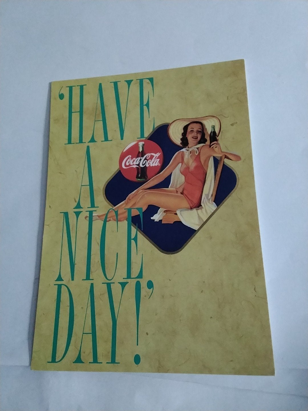 Vintage Coca-Cola Ansichtkaart - Have a Nice Day!, Ophalen of Verzenden, 1980 tot heden, Ongelopen, Overige thema's