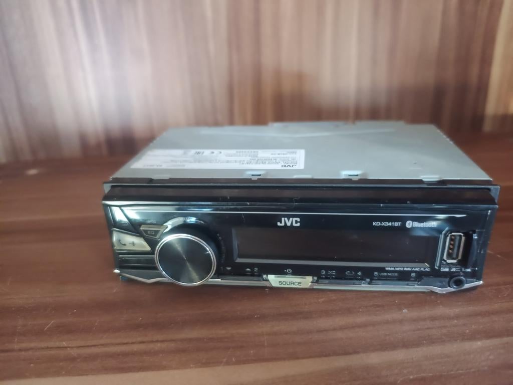 JVC KD-X341BT Autoradio met Bluetooth en USB, Auto diversen, Autoradio's, Gebruikt, Ophalen of Verzenden