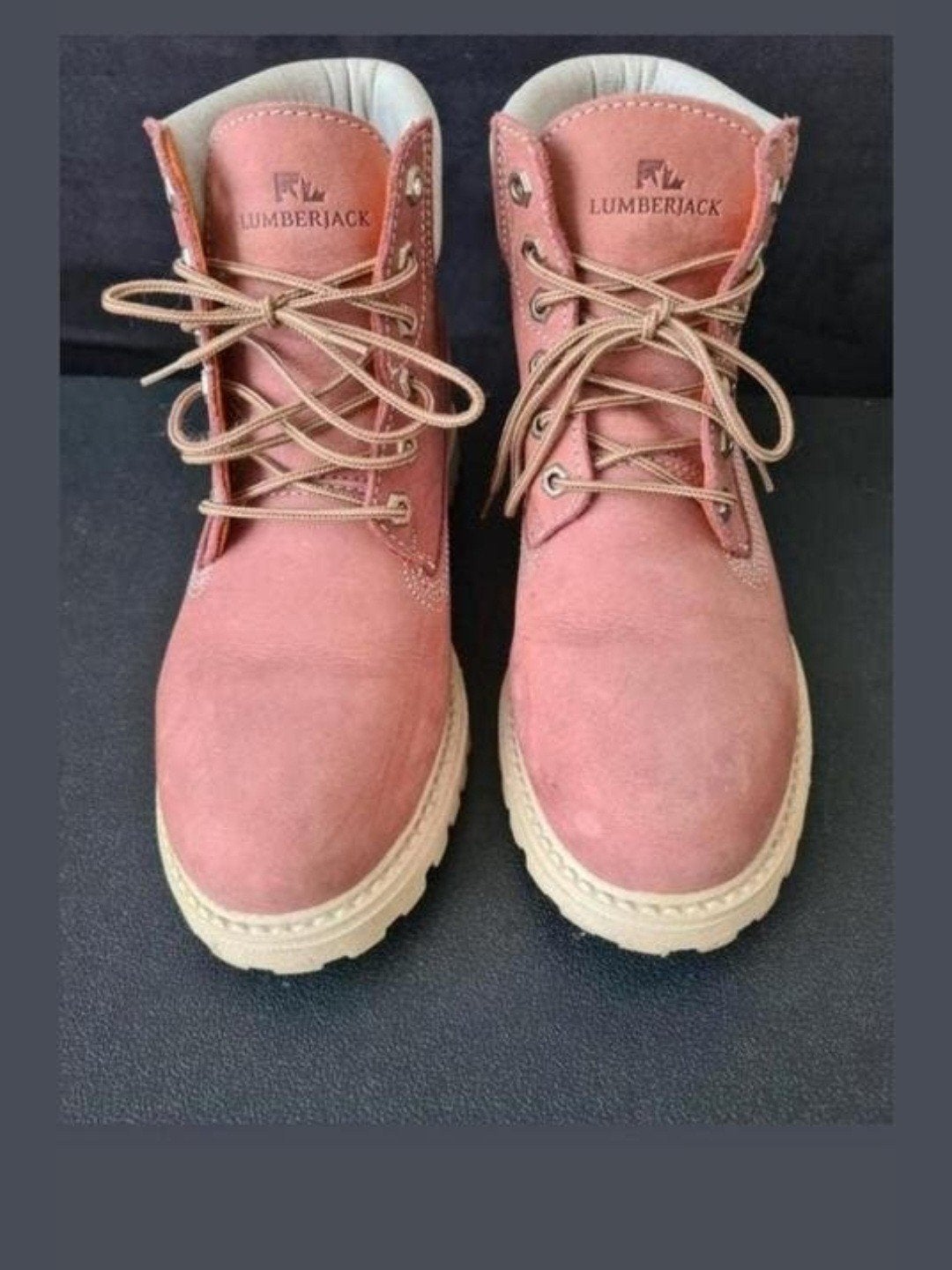 Lumberjack roze veterboots - Maat 38, Lage of Enkellaarzen, Ophalen of Verzenden, Zo goed als nieuw, Roze