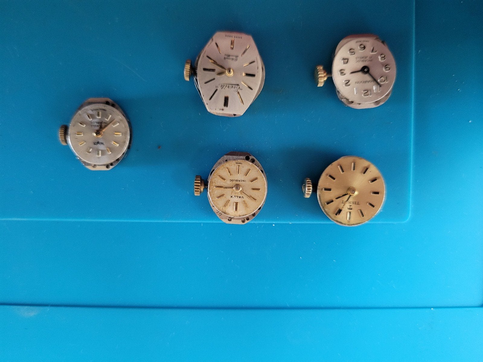 Tissot,everite, valex, marvin,wofs uurwerken, Ophalen of Verzenden, Staal, Overige merken