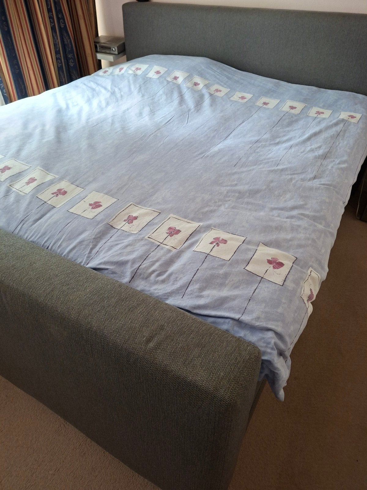 Boxspring elektrisch verstelbaar, Ophalen, Gebruikt, Tweepersoons, 180 cm