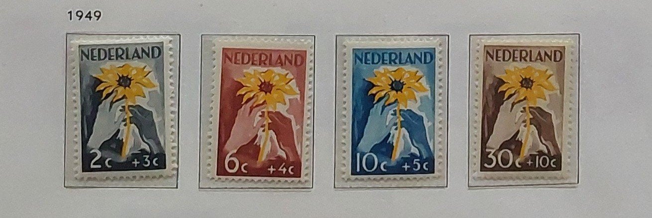 NIWIN-zegels 1949 Postfris NVPH 538/541, Ophalen of Verzenden, Overige thema's