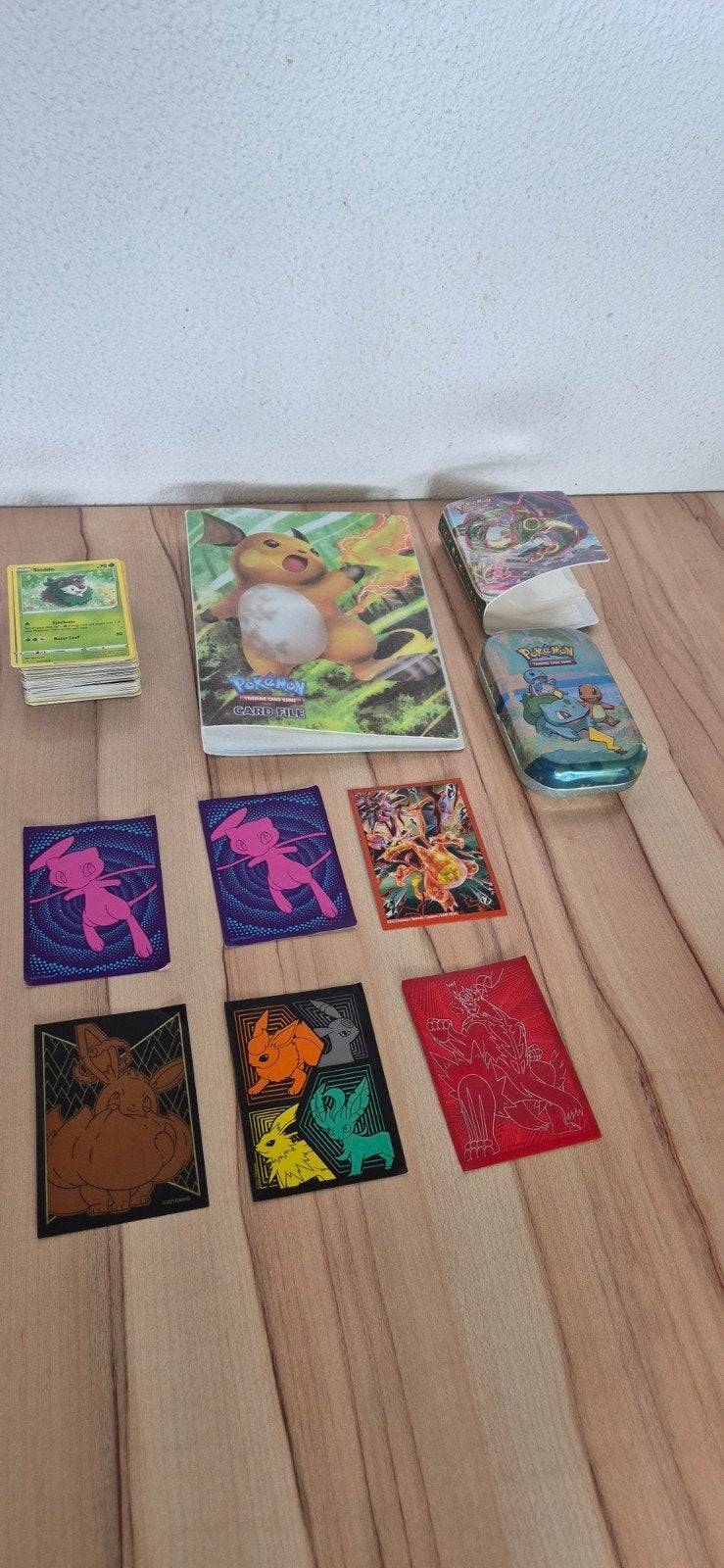 Pokémon kaarten album mapje blikje spullen, Hobby en Vrije tijd, Ophalen of Verzenden, Gebruikt, Overige typen