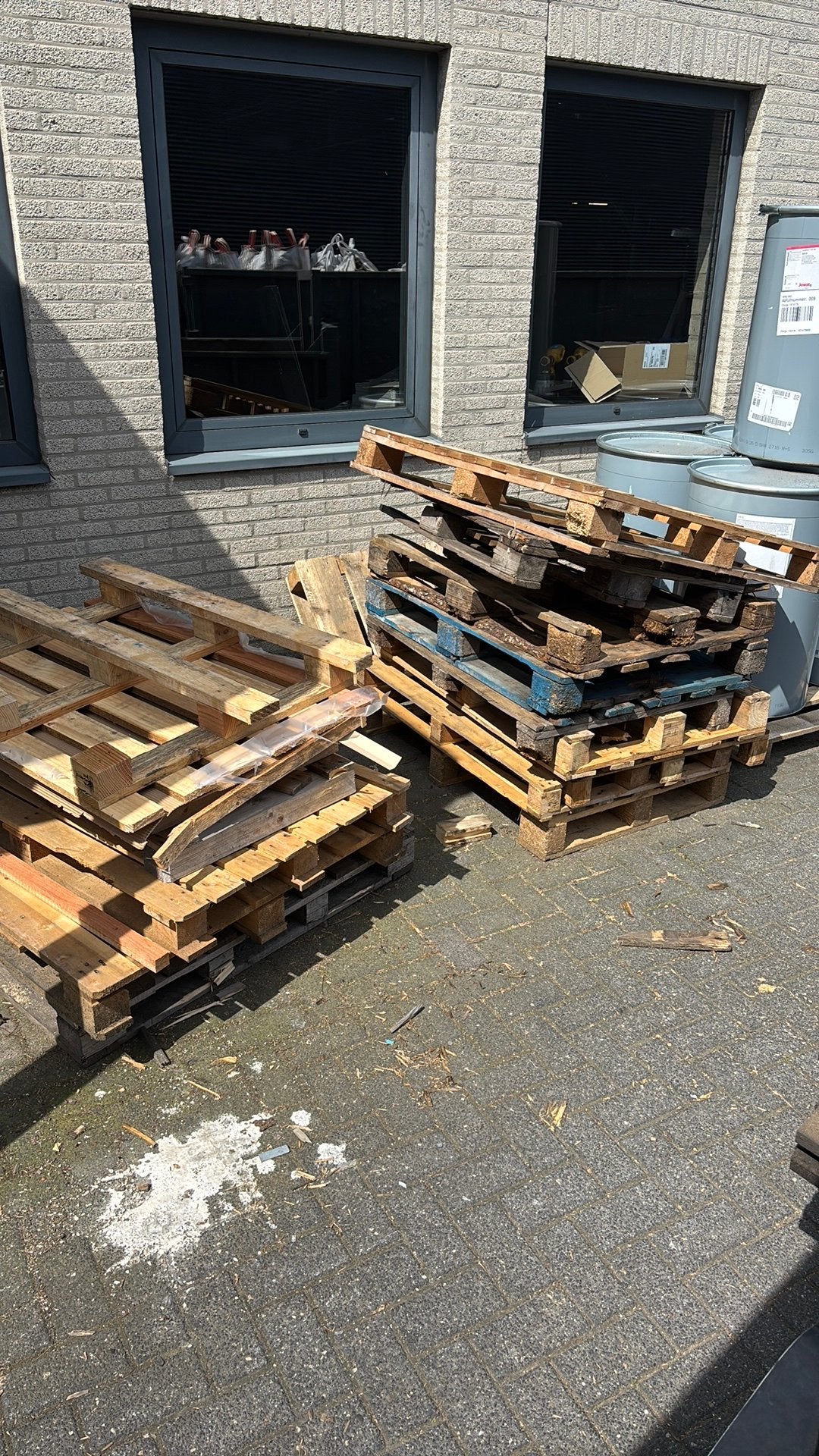 Hout pallets stookhout, Ophalen, Zo goed als nieuw, Pallet, Minder dan 200 cm