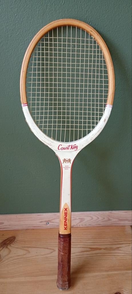 Kennex Court King vintage houten tennis racket., Ophalen