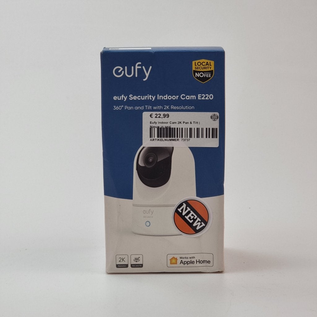 Eufy Indoor Cam 2K Pan & Tilt | Nieuw in seal, Flex Ltd., Nieuw, https://flex.com/contact-us, Nobelstraat 10, 5807 GA Oostrum LB, Limburg, Nederland