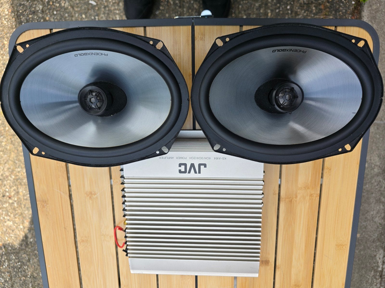 JVC Versterker & Phoenix Gold Speakers, Ophalen, Gebruikt