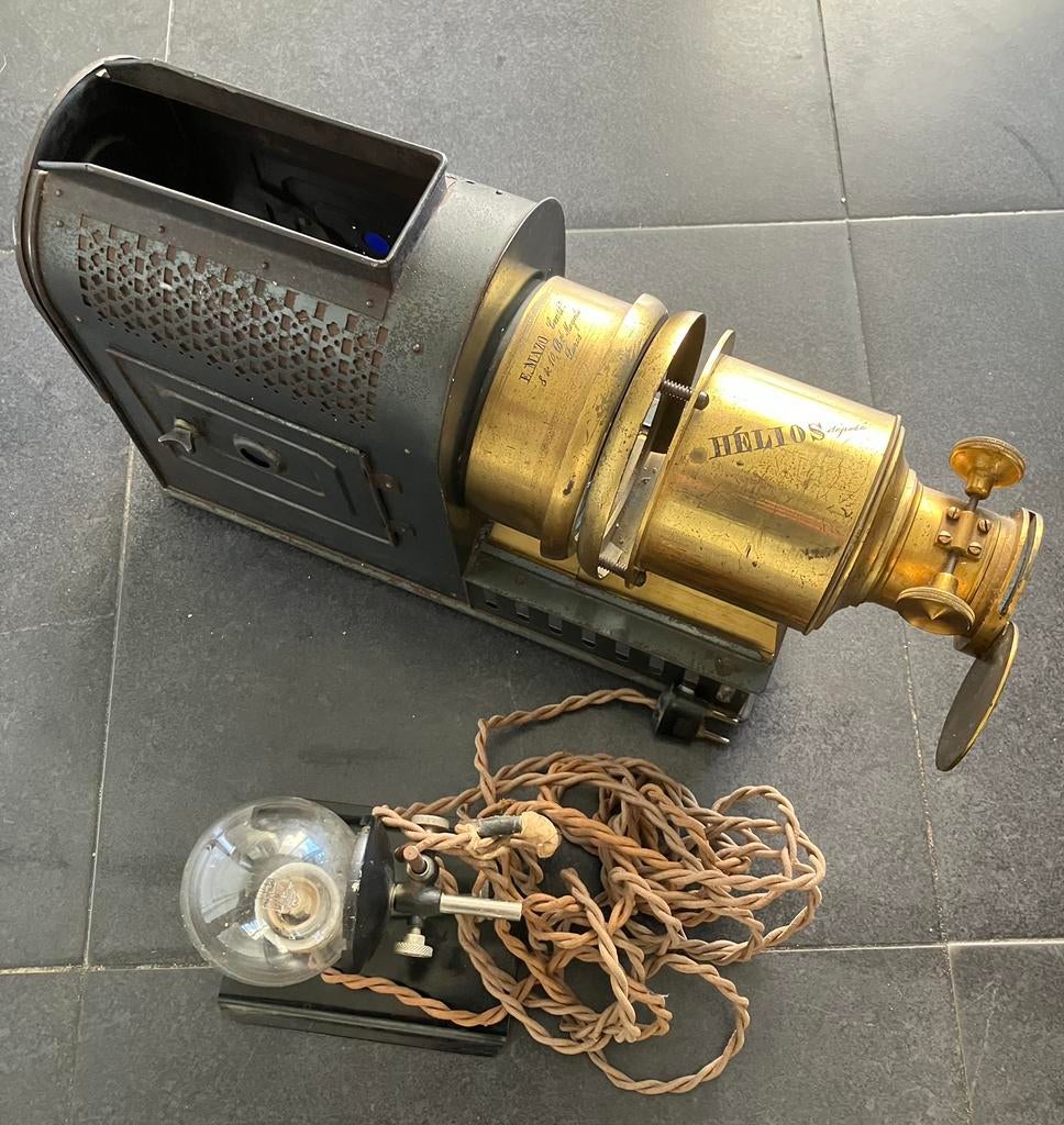 Helios toverlantaarn van rond 1900 Projector, Ophalen, 1960 tot 1980, Projector