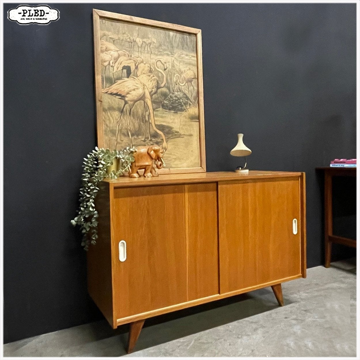 Vintage sideboard Jiri Jiroutek Dressoir Kast TV-kast, Huis en Inrichting, 100 tot 150 cm, Jiri Jiroutek (ontwerper), Nb, Nb