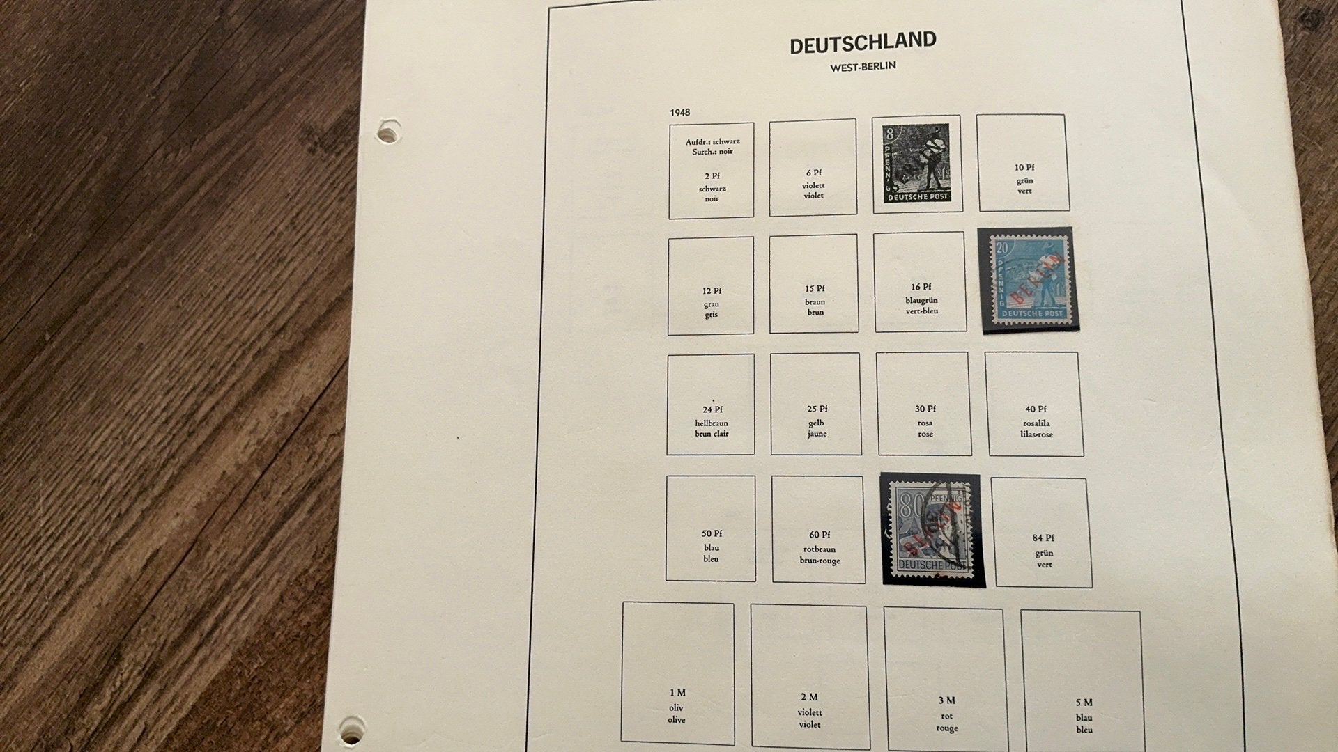Verzameling Berlijn op bladen, Ophalen of Verzenden, Buitenland