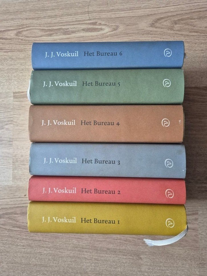 J.J. Voskuil - Het Bureau deel 1 t/m 6 (Hardcover 1ste druk), Boeken, Ophalen of Verzenden, Gelezen