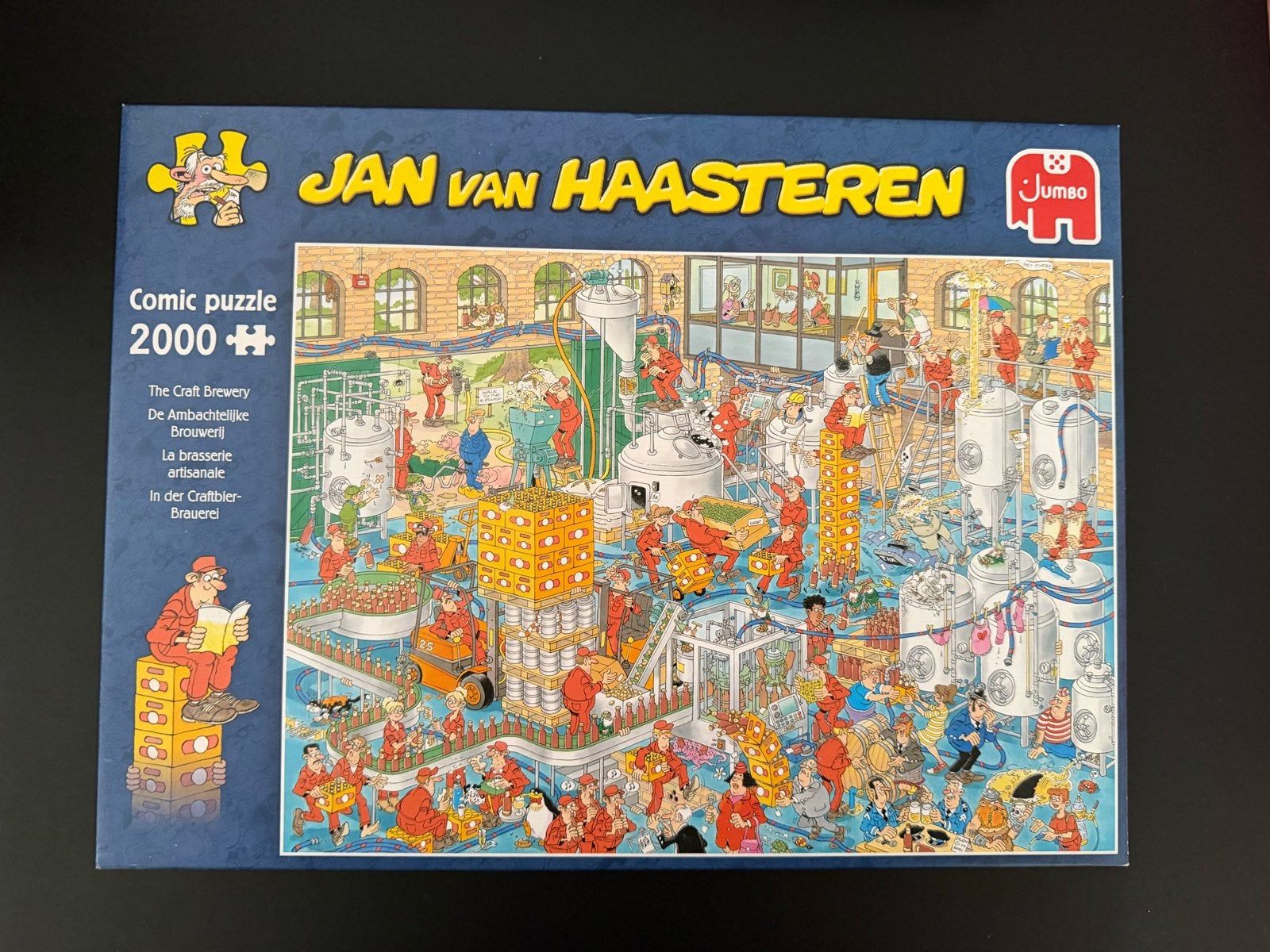 Jan van Haasteren De Ambachtelijke Brouwerij 2000 stukjes, Hobby en Vrije tijd, Denksport en Puzzels, Ophalen, Meer dan 1500 stukjes