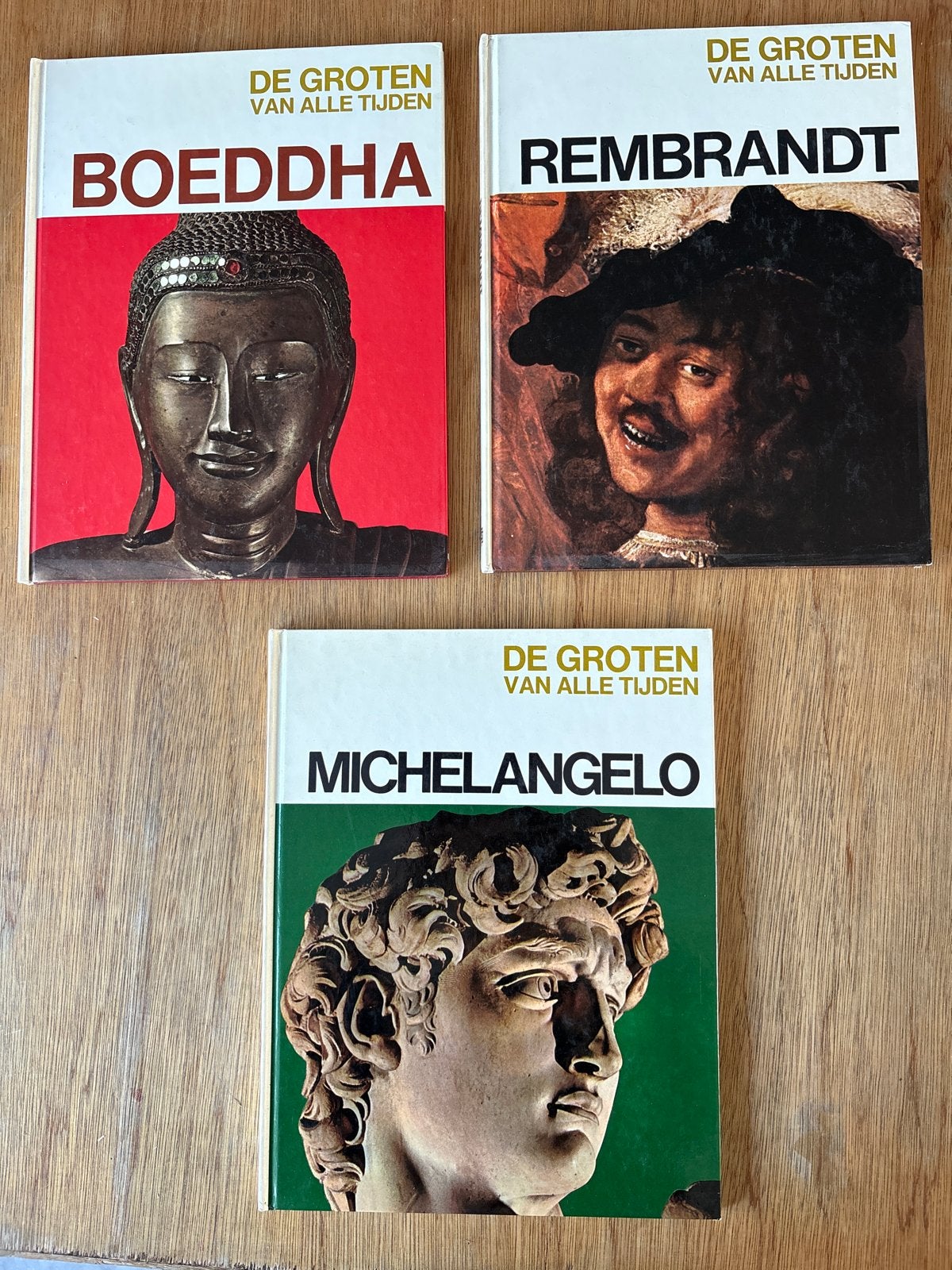 De Groten van Alle Tijden: Boeddha, Rembrandt, Michelangelo, Ophalen of Verzenden, Gelezen, Overige onderwerpen