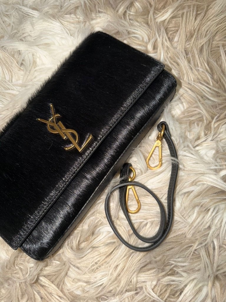 YSL Clutch, Ophalen, Nieuw, Zwart, Avondtasje