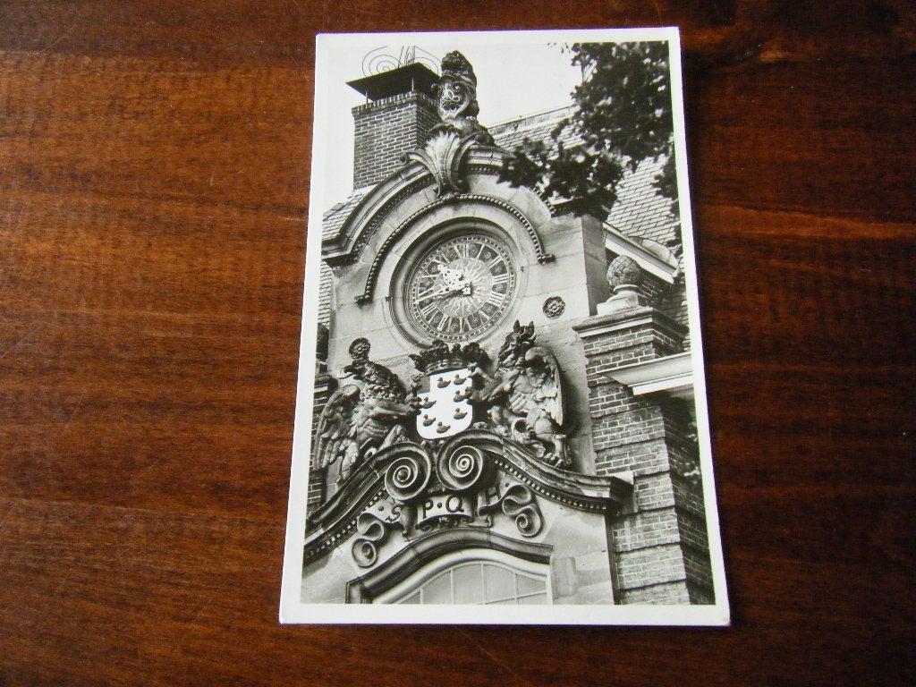 B90 - Heemstede - Klok Raadhuis - Mooi/Oud, Ophalen of Verzenden, 1940 tot 1960, Noord-Holland