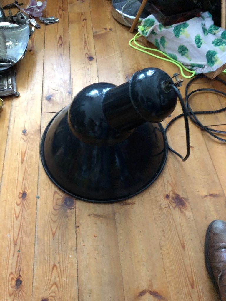 Industriële fabriekslamp, Ophalen