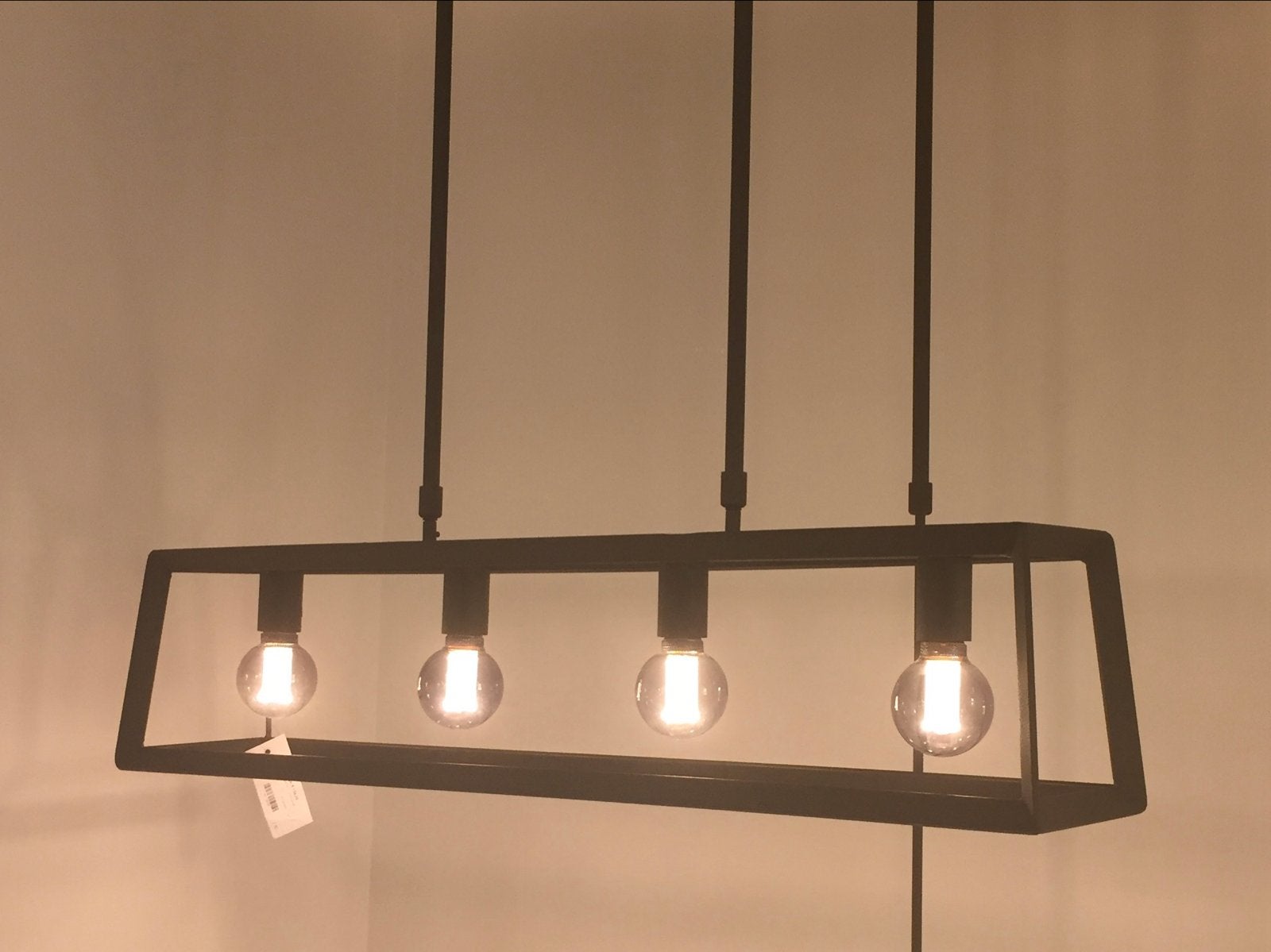Mexlite Steinhauer Hanglamp Zwart E27 - Industriële Stijl, Ophalen, Zo goed als nieuw, Metaal, E27 (groot)