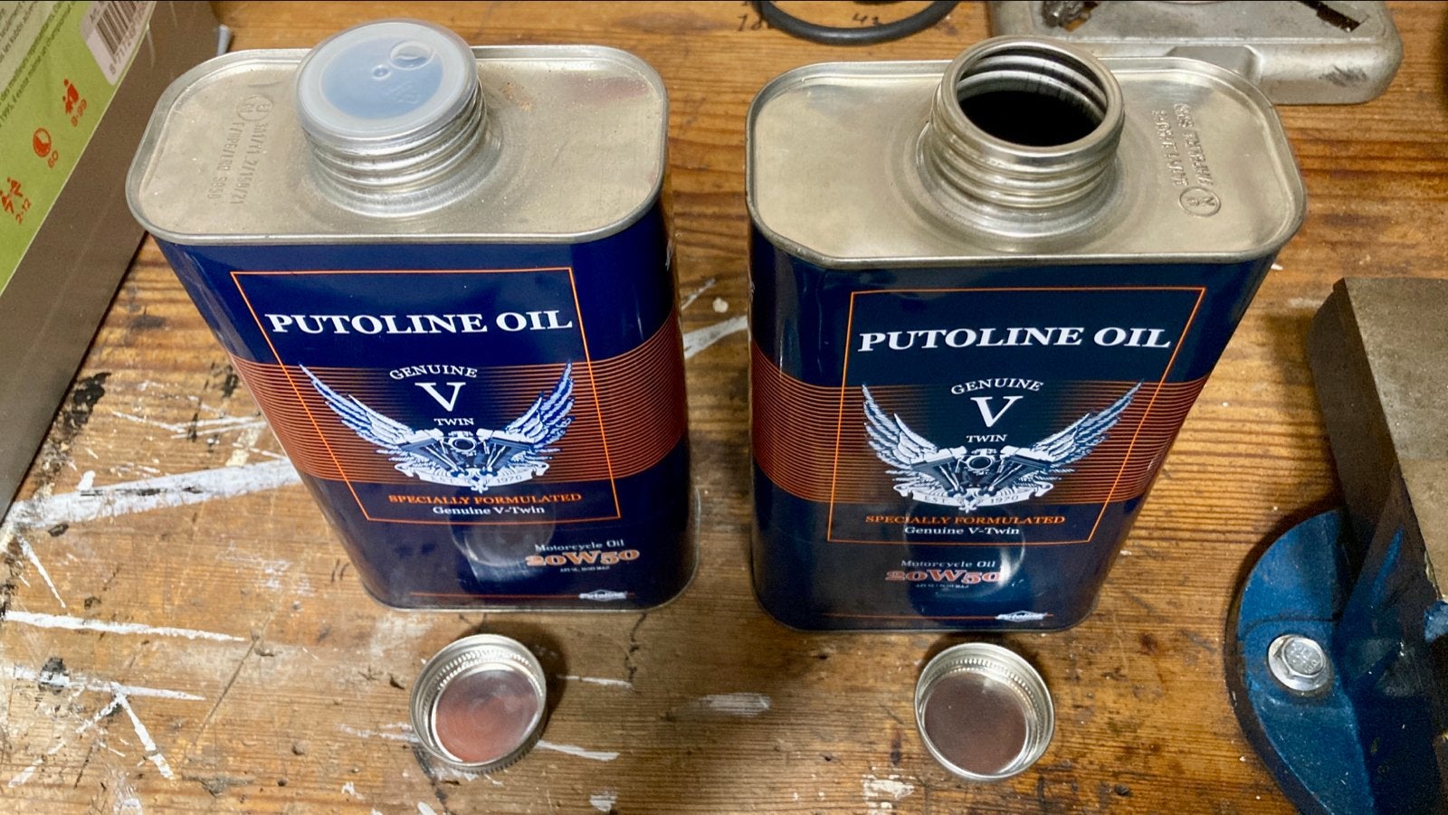 Putoline Genuine V-Twin 20W50 Motorolie - 1 + 0,4 Liter, Ophalen