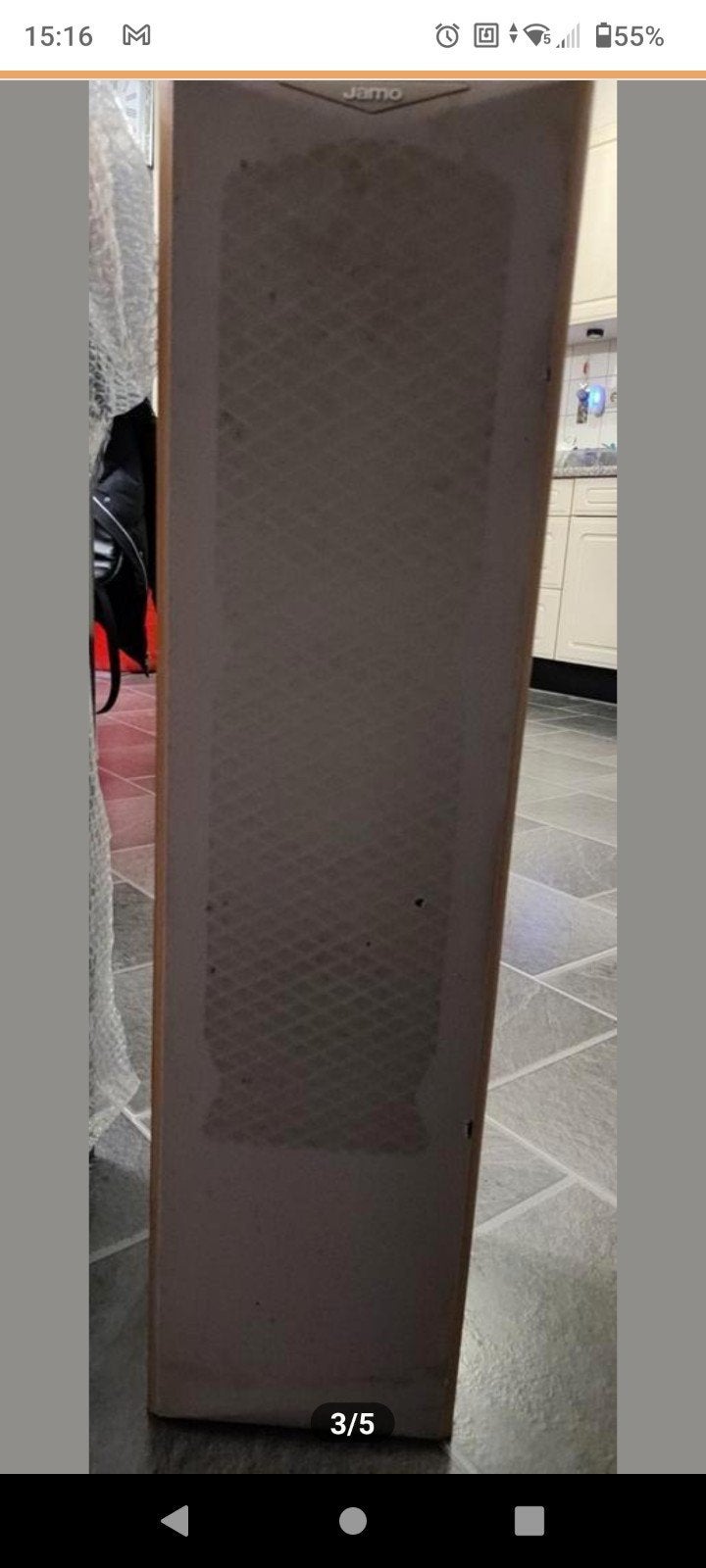 Jamo E 350 Vloerstaande Luidspreker 2 stuks - 100W, Audio, Tv en Foto, Ophalen, Vloerstaande luidspreker, Gebruikt, 60 tot 120 watt