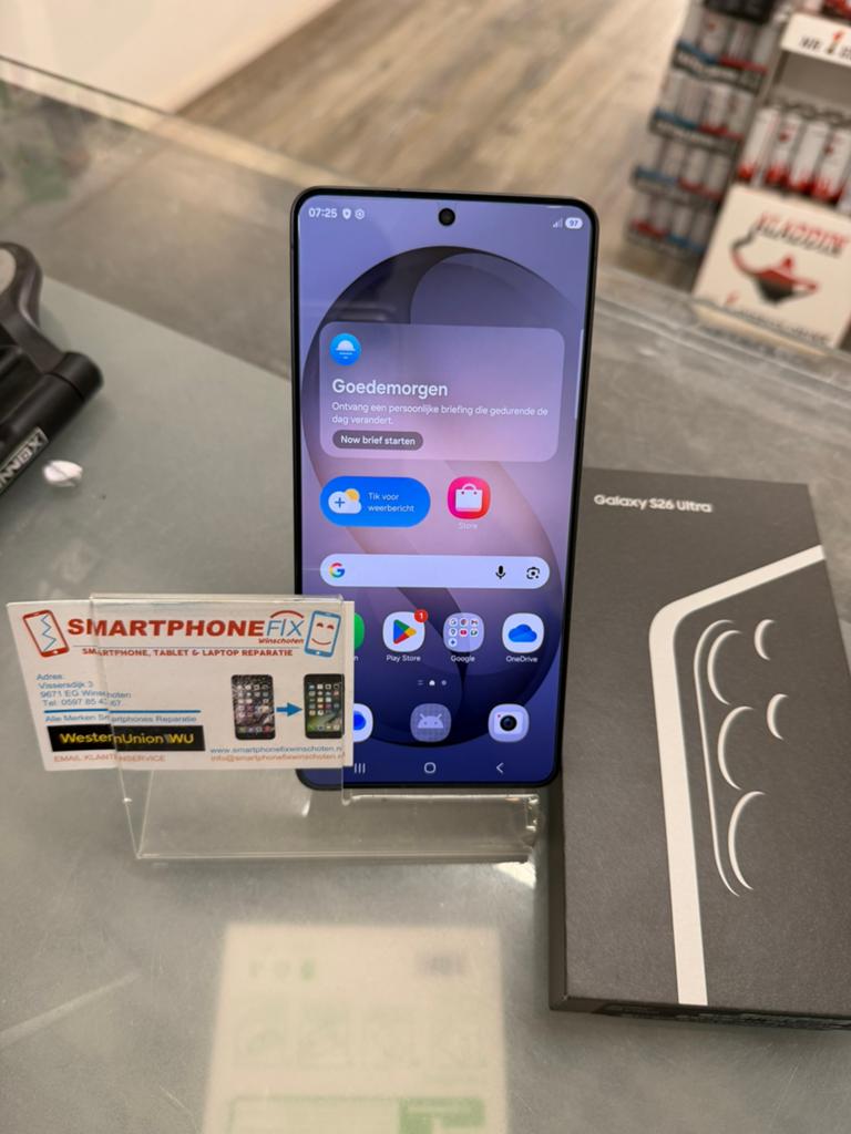 samsung galaxy s26 ultra 256gb black nieuwstaat+garantie, Samsung, Overige modellen, Zwart, Touchscreen